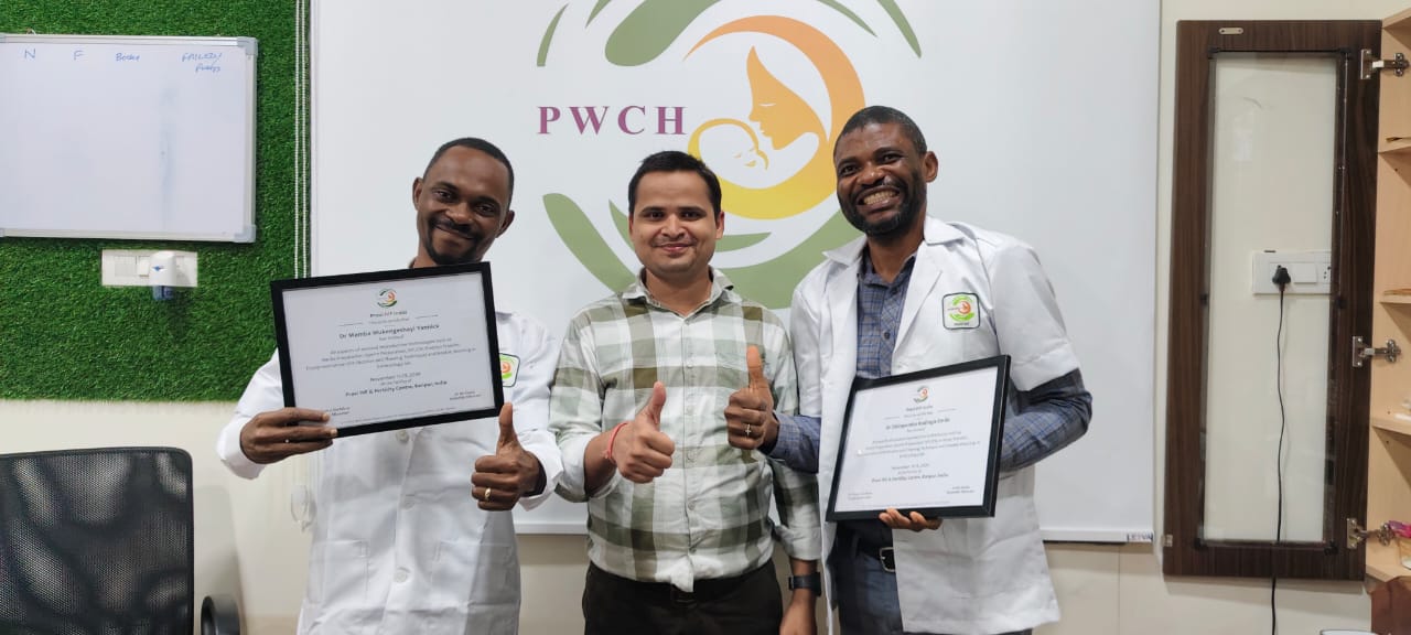 Training and fellowship certifications at PRAVI IVF Kanpur